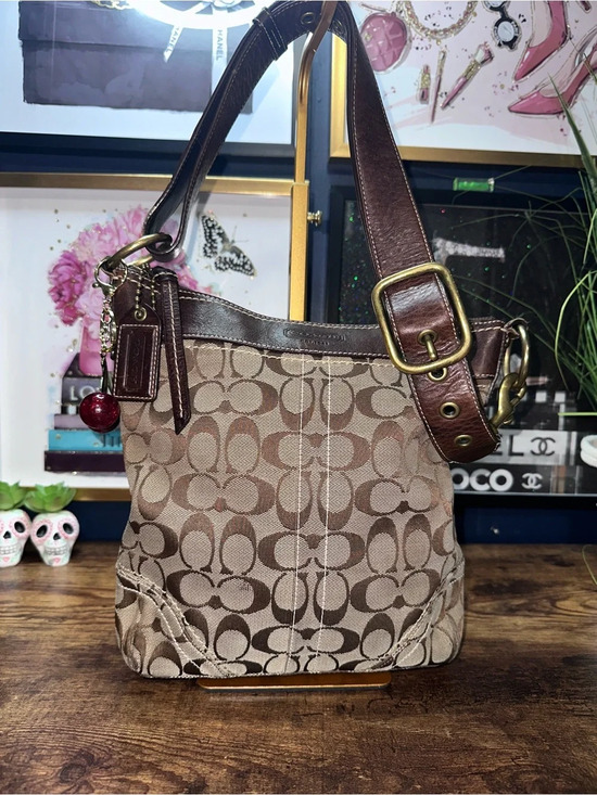 Coach Handbags - 2006 Coach Signature Canvas Ergo Bag